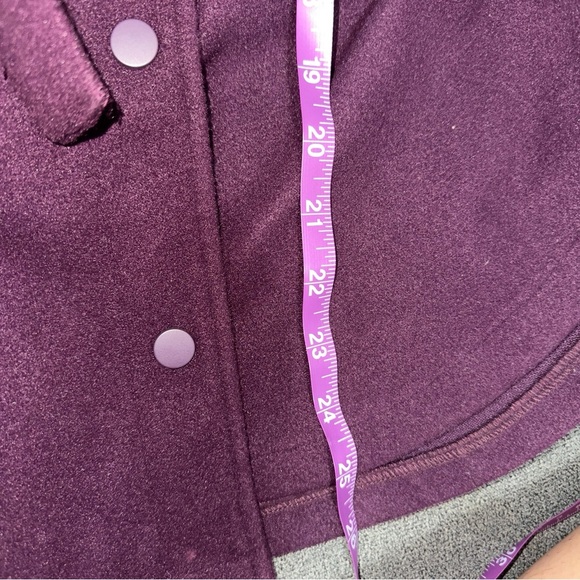 Forever 21 Purple Utility Jacket with Belt and Lapel Collar - Picture 7 of 7